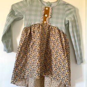 Ricrac & Ruffles little girl Dress size 7